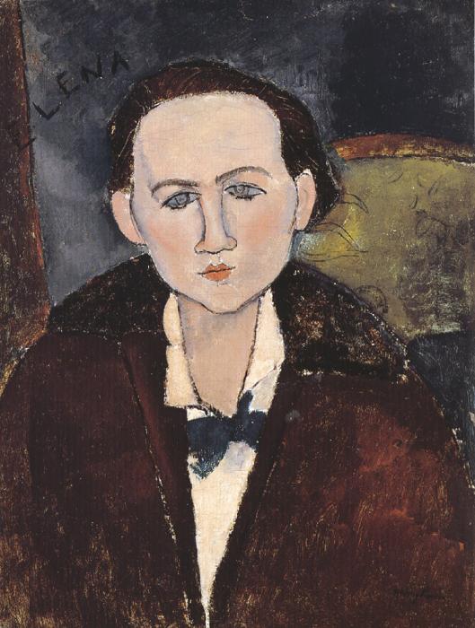 Amedeo Modigliani Elena Povolozky (mk39) oil painting image